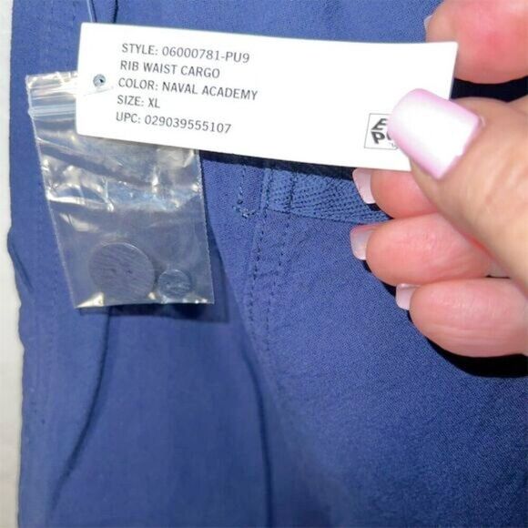 Gloria Vanderbilt Women's XL Beige Cargo Capri Pants Rib Waist Casual - NWT - Picture 6 of 7